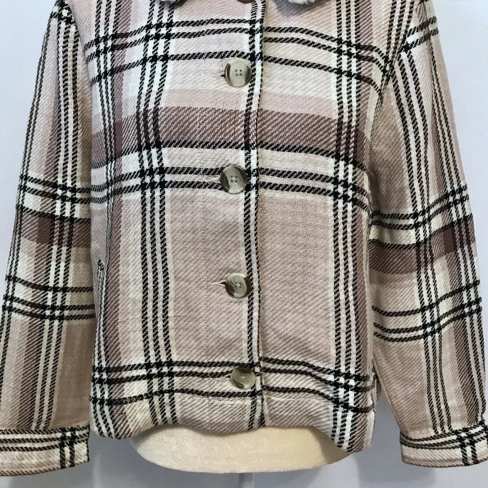 Susina NWT Plaid Jacket Women LP